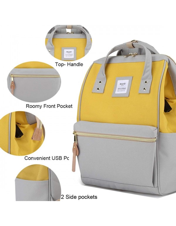 Travel School Backpack with USB Charging Port 15.6 Inch Doctor Work Bag for Women&Men College Students(900D-USB-JHH)