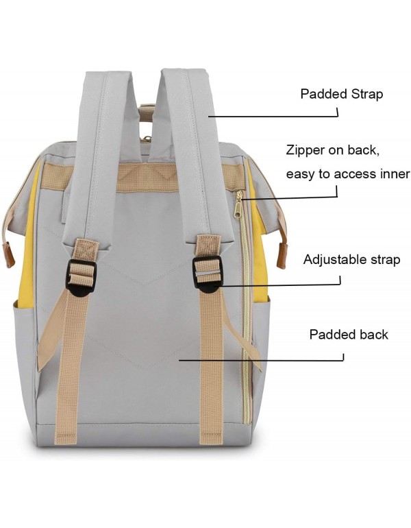 Travel School Backpack with USB Charging Port 15.6 Inch Doctor Work Bag for Women&Men College Students(900D-USB-JHH)