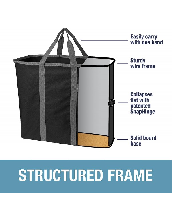 Collapsible Laundry Basket, Large Foldable Clothes Hamper Bag, Laundry Tote Carry All Bin XL Pop-Up Caddy with Handles, Dark Teal/Light Teal, 2 Pack